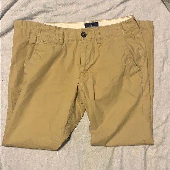 American Eagle 28x30 Original Straight Khakis - Picture 3 of 4